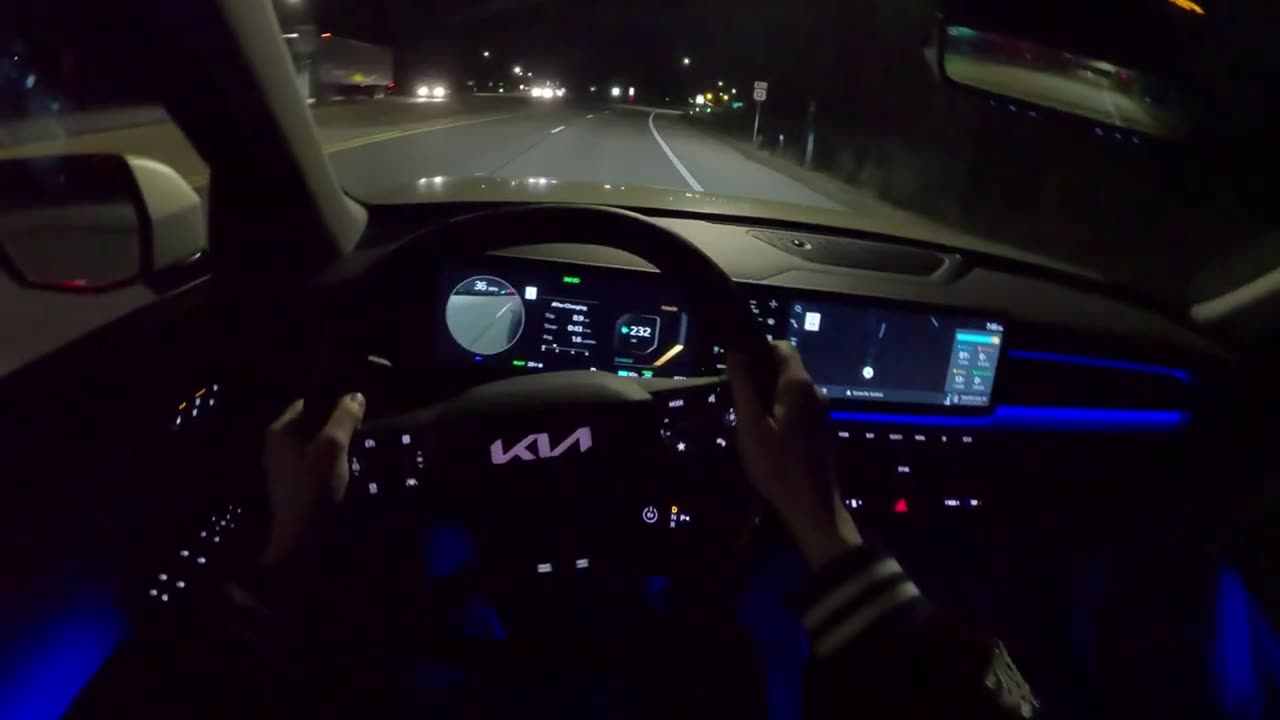 2024 Kia EV9 Land - POV Night Drive