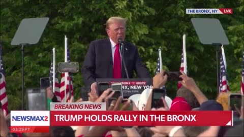 52524 Political Trigger Warning! - Trump Bronx Rally