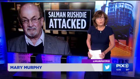 "Author Salman Rushdie stabbed on lecture stage in New York "