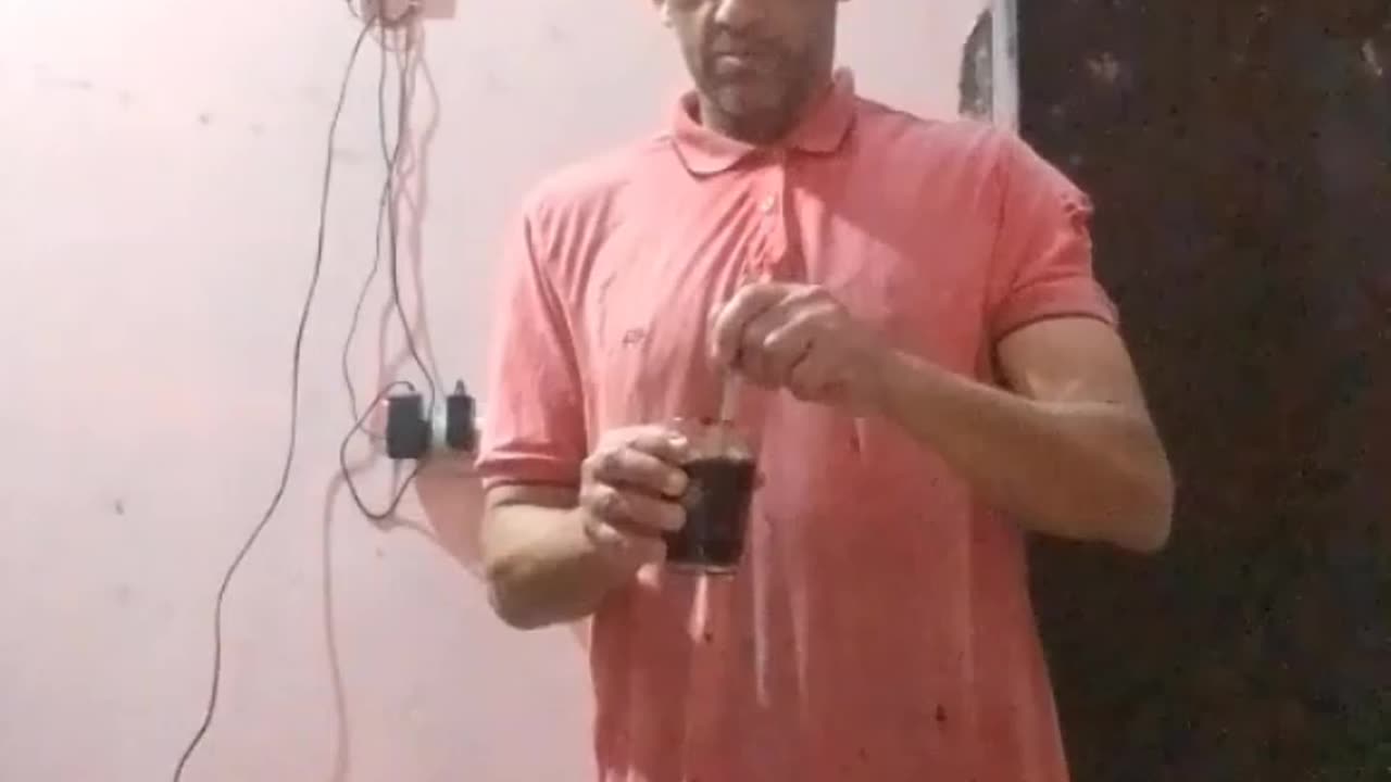 Suco do pó do café