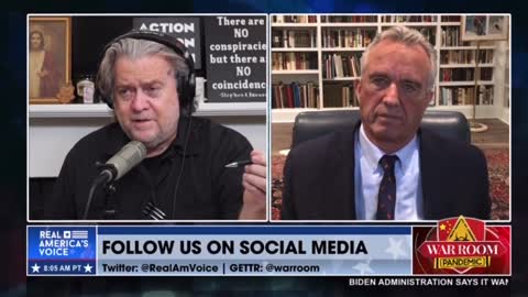 Robert F Kennedy Jr on WarRoom Steve Bannon- Part 1