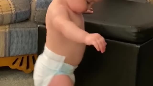 Cute chubby baby - Funny video