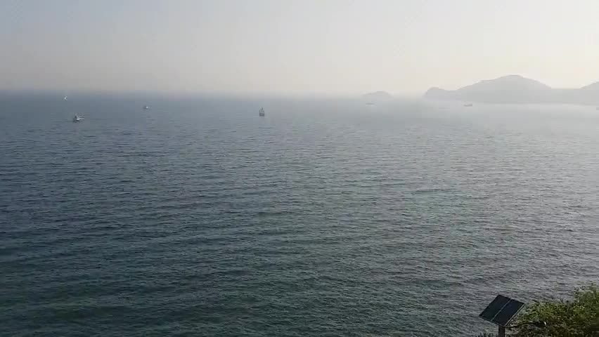the sea of Busan, Korea