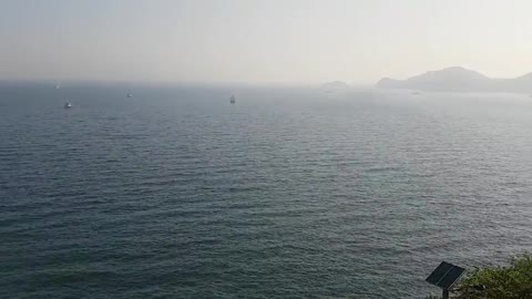 the sea of Busan, Korea