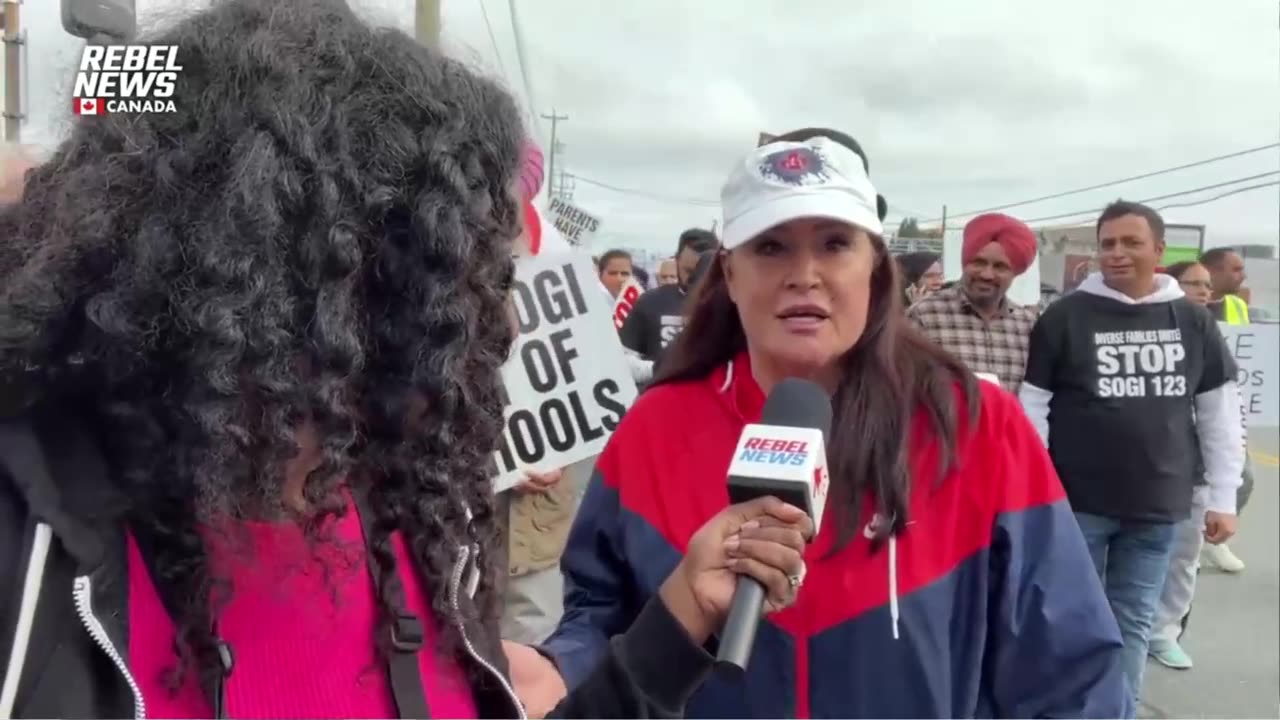 Rebel News - Million March for Kids - Danna Interview