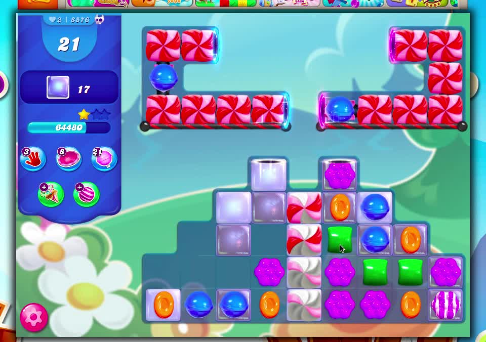 Candy Crush Level 8576 released 1/18/21 (No Boosters)