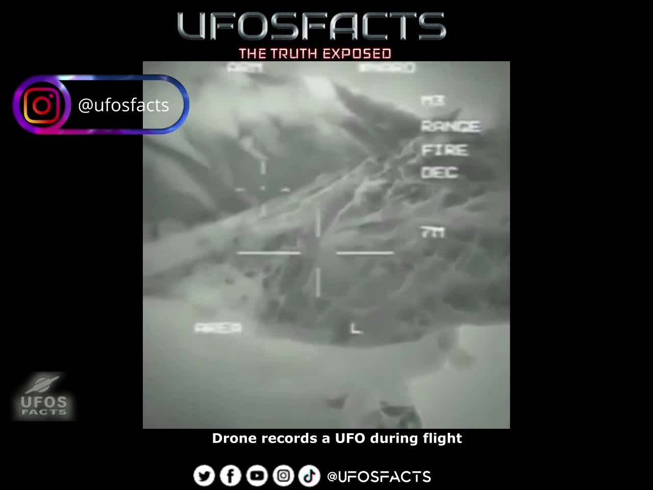 Drone records a UFO during flight