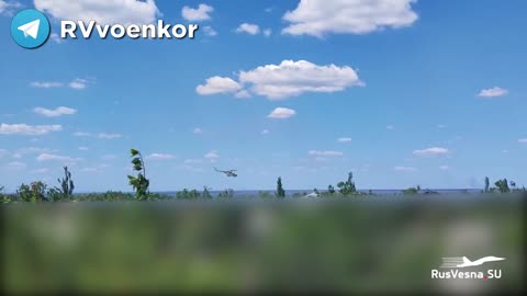 Ukraine War - Attack Ka-52 and transport-assault Mi-8AMTSh in the sky of Donbass