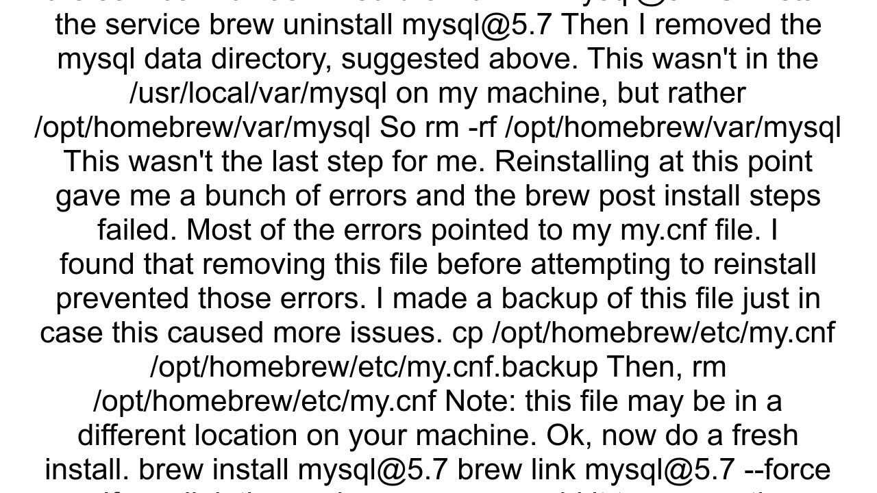 brew start and brew restart wont start service