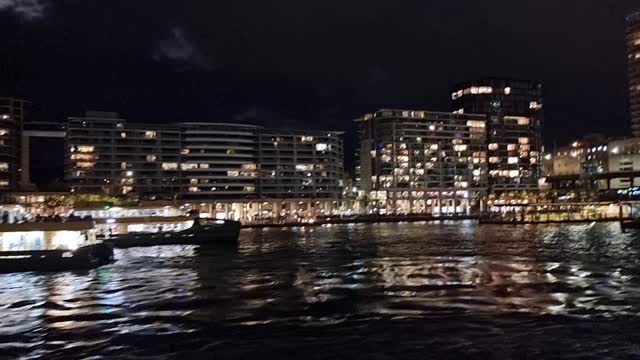 HRH Queen Elizabeth II tribute on Sydney Harbour.