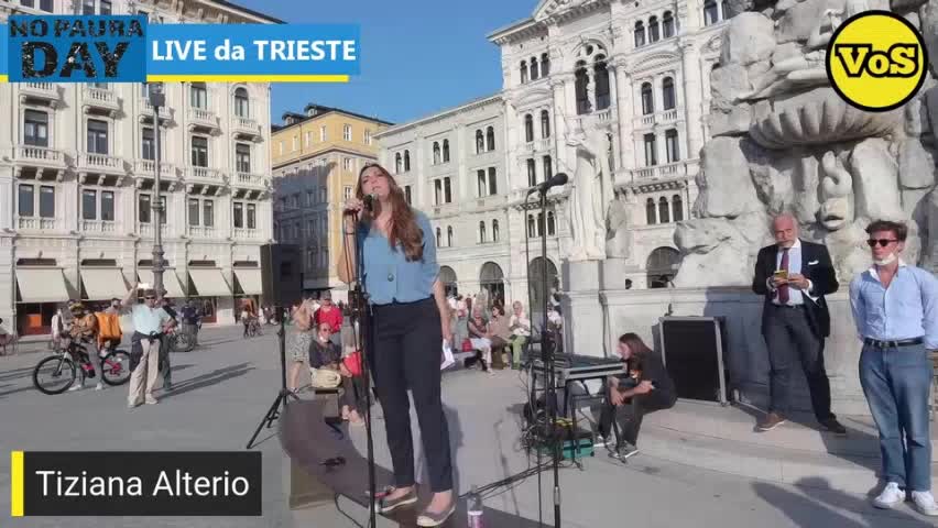 No Paura Day Trieste - Tiziana Alterio