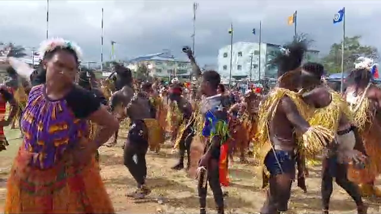 West Port Dancers of Gulf Province, Papua new Guinea.