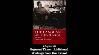 The Language Of The Heart - Chapter 63: "Segment Three - Additional Writings From This Period"