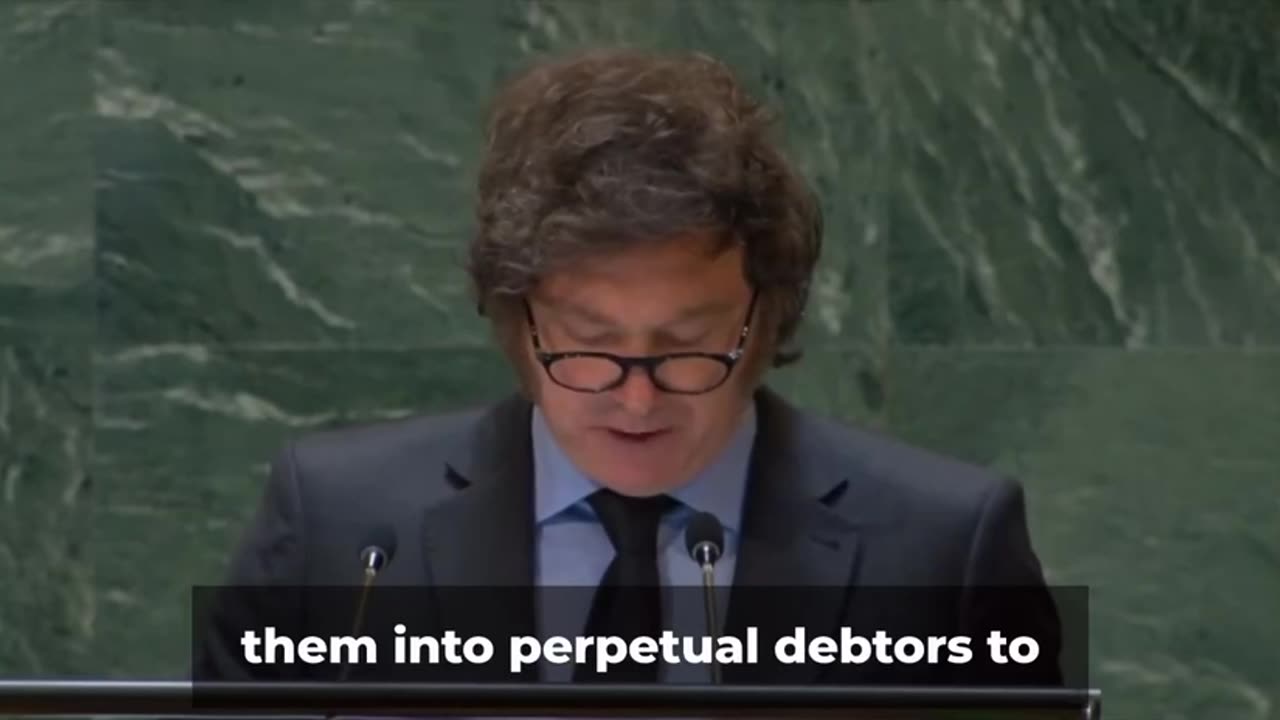 Argentina President Javier Milei hammers on Globalists in his United Nations Speech