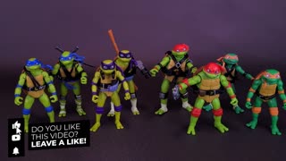 Playmates Toys Teenage Mutant Ninja Turtles Mix ‘N Match Turtles Figures