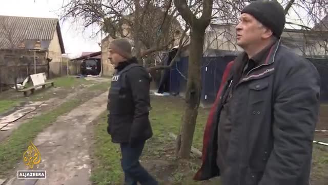 Ukraine war: Death and destruction in Hostomel after Russian retreat