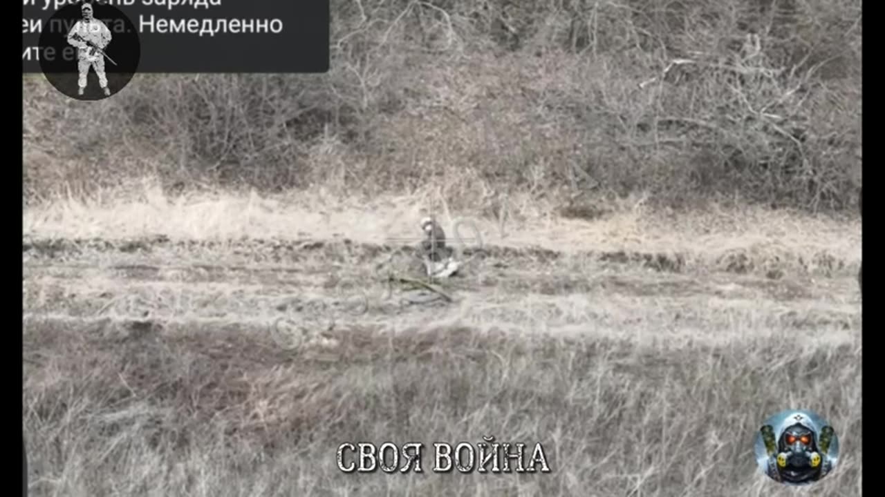 Ukranian Surrenders to a Drone