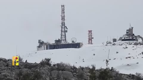 Hezbollah forces target the Israeli radar site