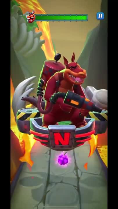 Inferno Dingodile - Crash Bandicoot: On The Run!