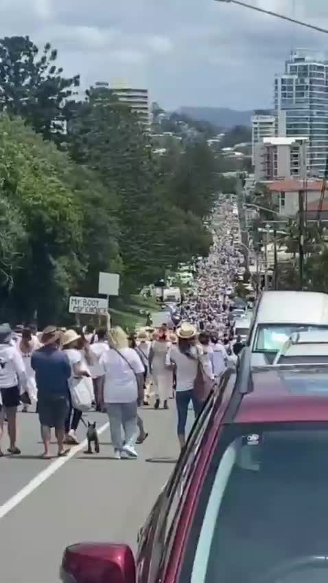 AUSTRALIA - This is not a Climate change protest.