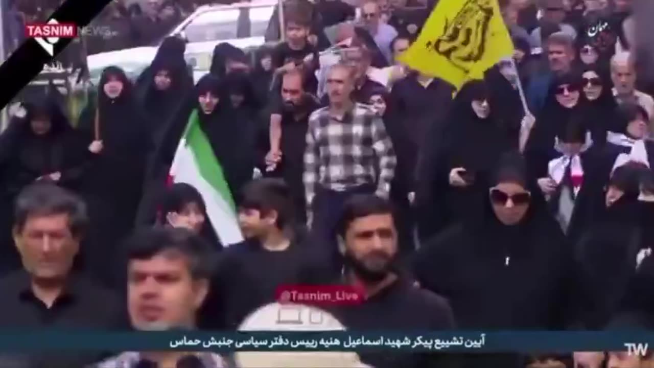 "Funeral of Hamas Leader Ismail Haniyeh Held in Tehran"