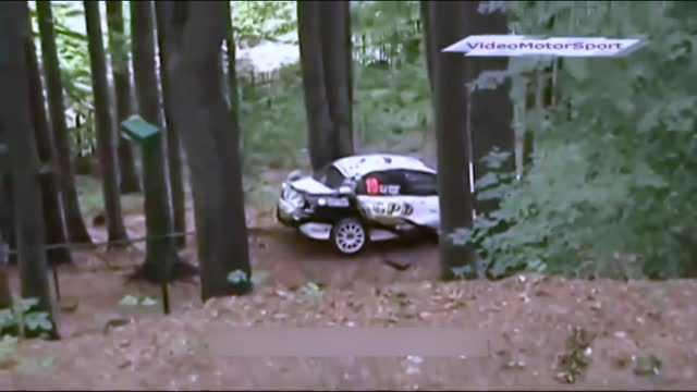 Selection of rally accidents. Dangerous sport!