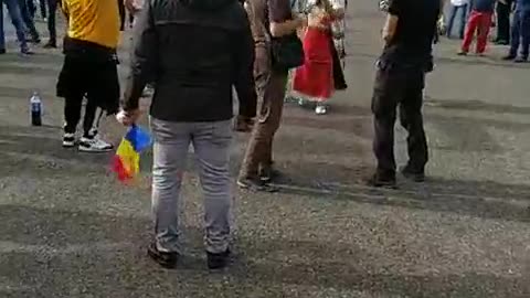 Protestul cetatenilor in Bucuresti, la Piata Victoriei