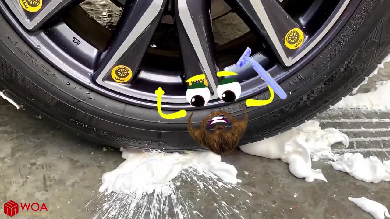 Crushing Crunchy & Soft Things by Car _ Experiment Car vs Eggs, Jelly, Slime _Doodles