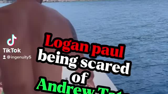 Logan Paul being scared of Andrew Tate