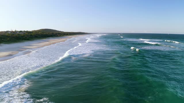 Waves Kissing The Beach Shoreline