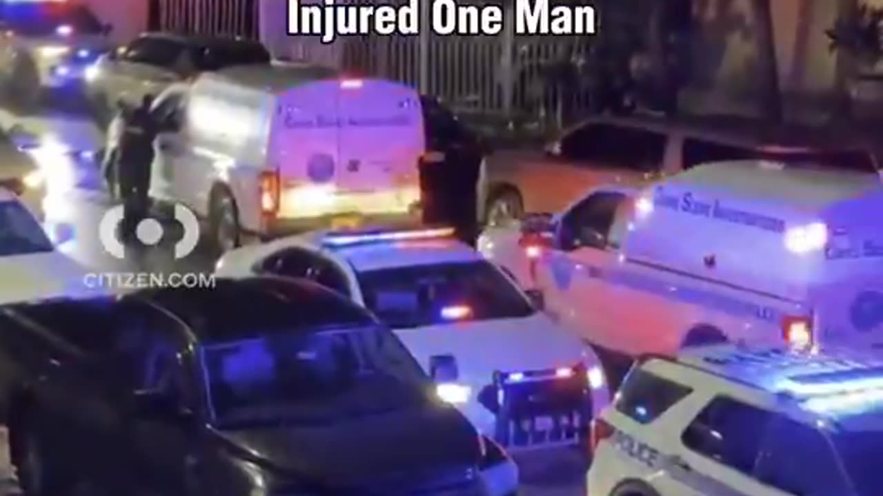 One Injured after shooting in Miami, four individuals detained