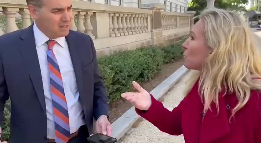 CNN's Jim Acosta Gets BLASTED By MTG After He Tried To Ambush Her