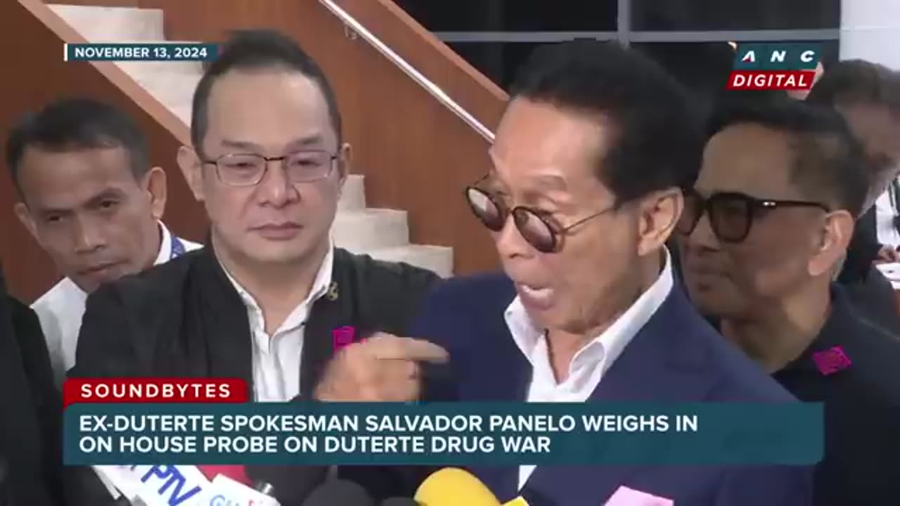 WATCH: Ex-Duterte spox Panelo weighs in on Duterte questioning at House drug war probe