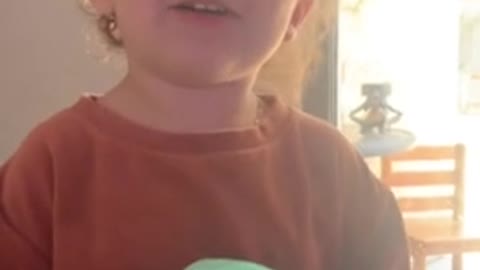 Little girl delightfully mispronounces the word 'avocado'