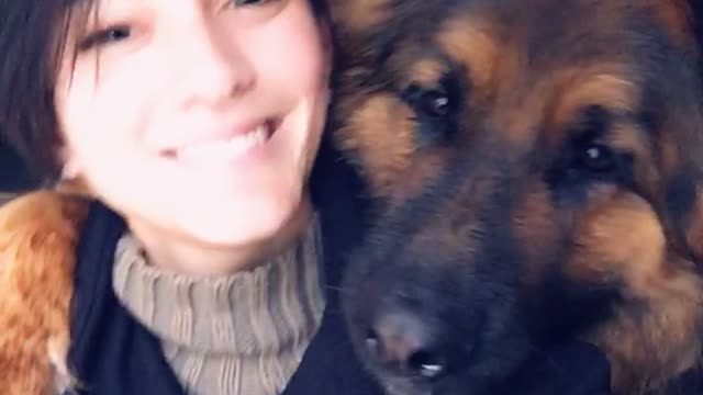 Taking a Selfie with Your German Shepherd