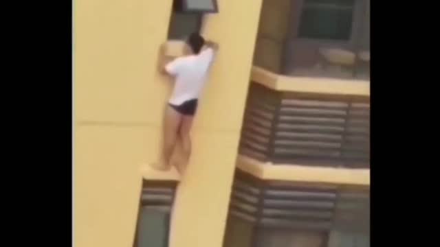 He risked his life to avoid getting caught !!!