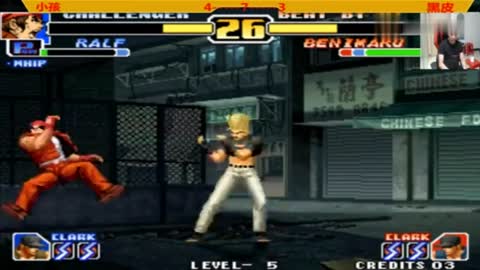 The King of Fighters 99 Heipi wanted to imitate his mentor and found out that he could not at all