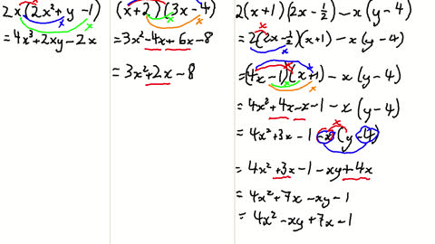 Expanding Algebraic Expressions