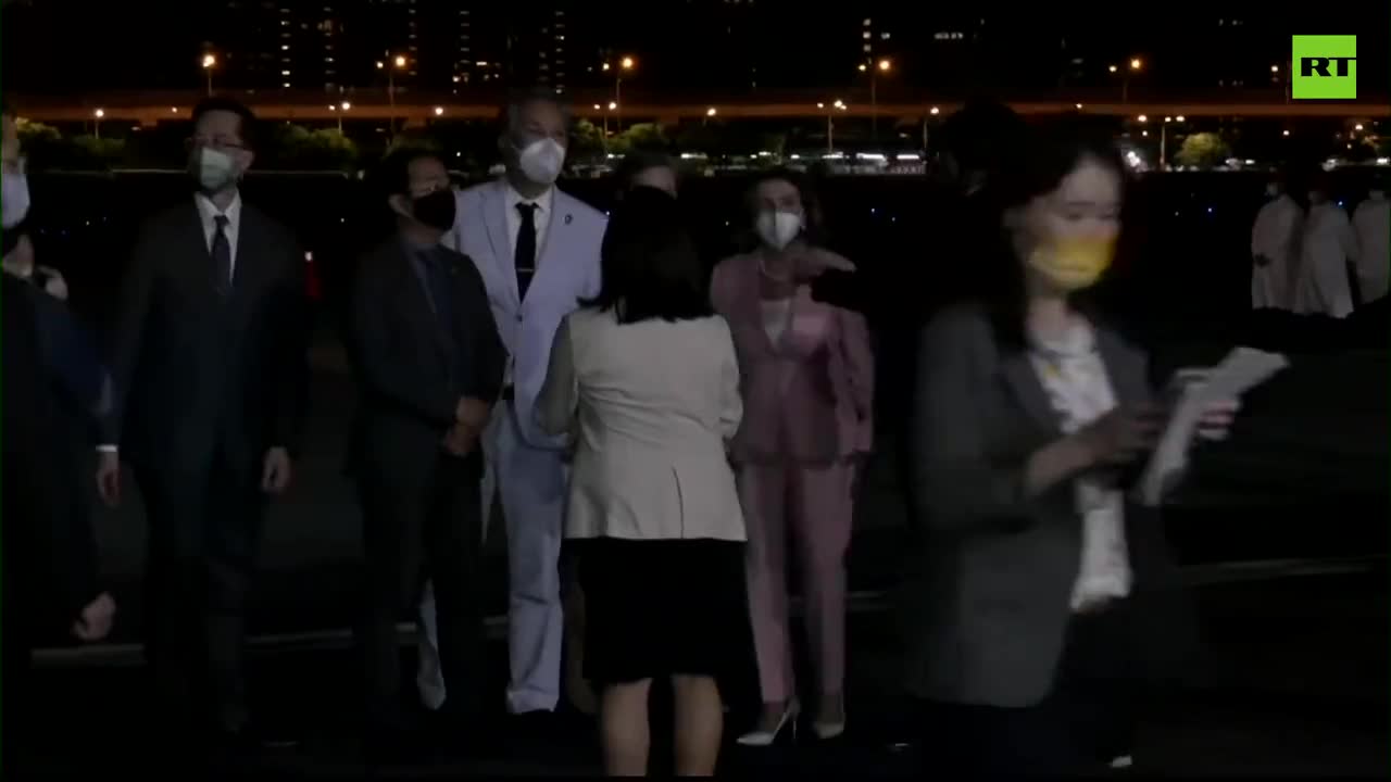 Pelosi Lands in Taiwan