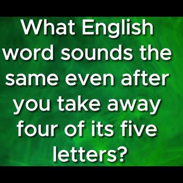 🤔Can you solve the riddle??🤔 #55