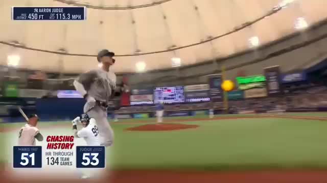 El Home Run número 53 de Aaron Judge en el 2022