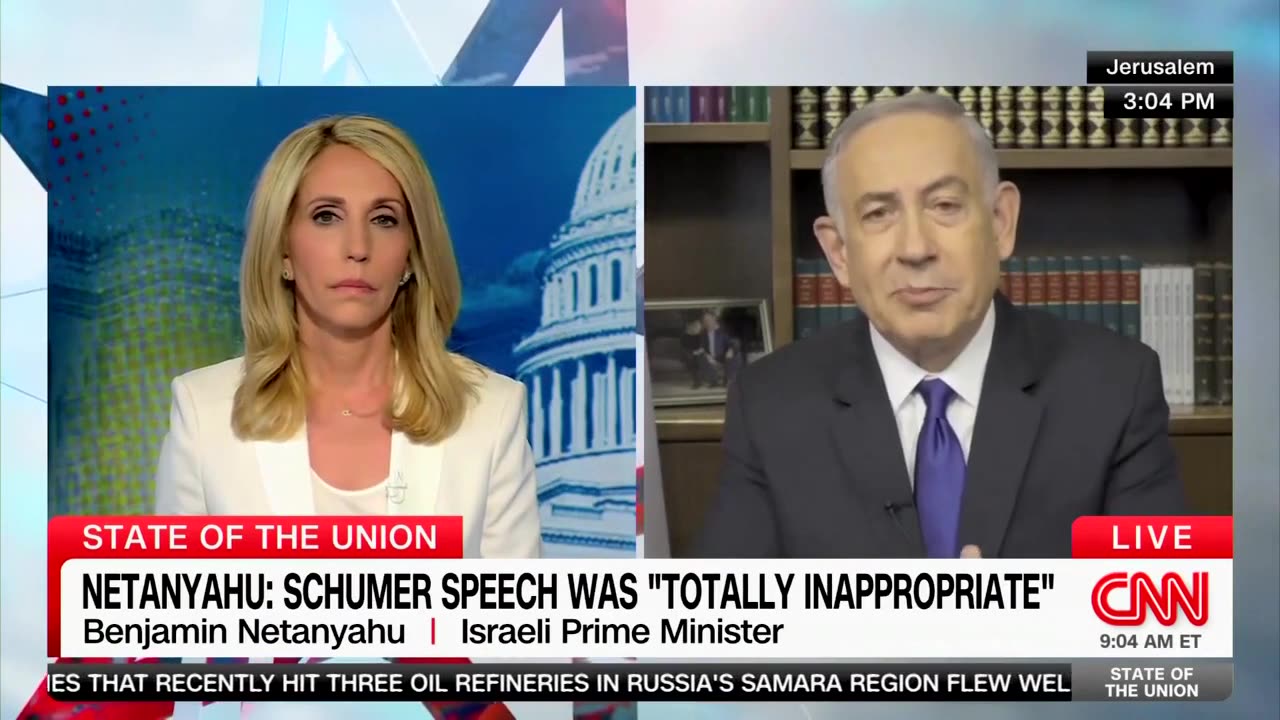 Netanyahu Responds To Chuck Schumer Calling Him An ‘Obstacle’ To Peace