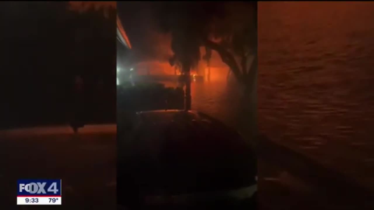 Electric Vehicles Catch Fire in Helene Flooding