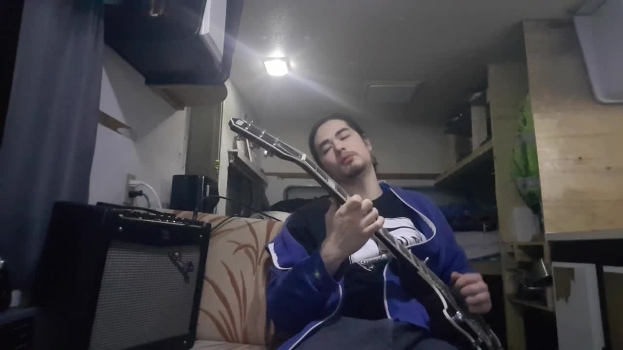 Blues Jamming in A | Samurai Smokes Electric Guitar Sesh