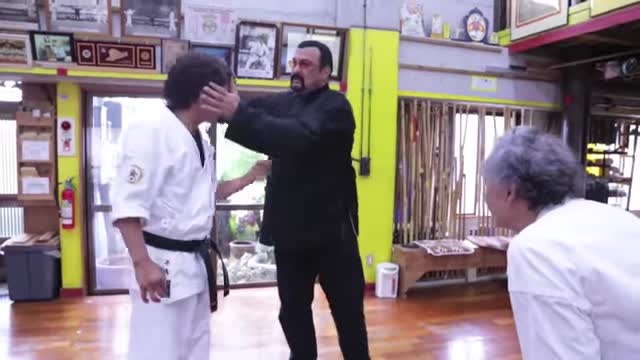 STEVEN SEAGAL LEARNING MORE .