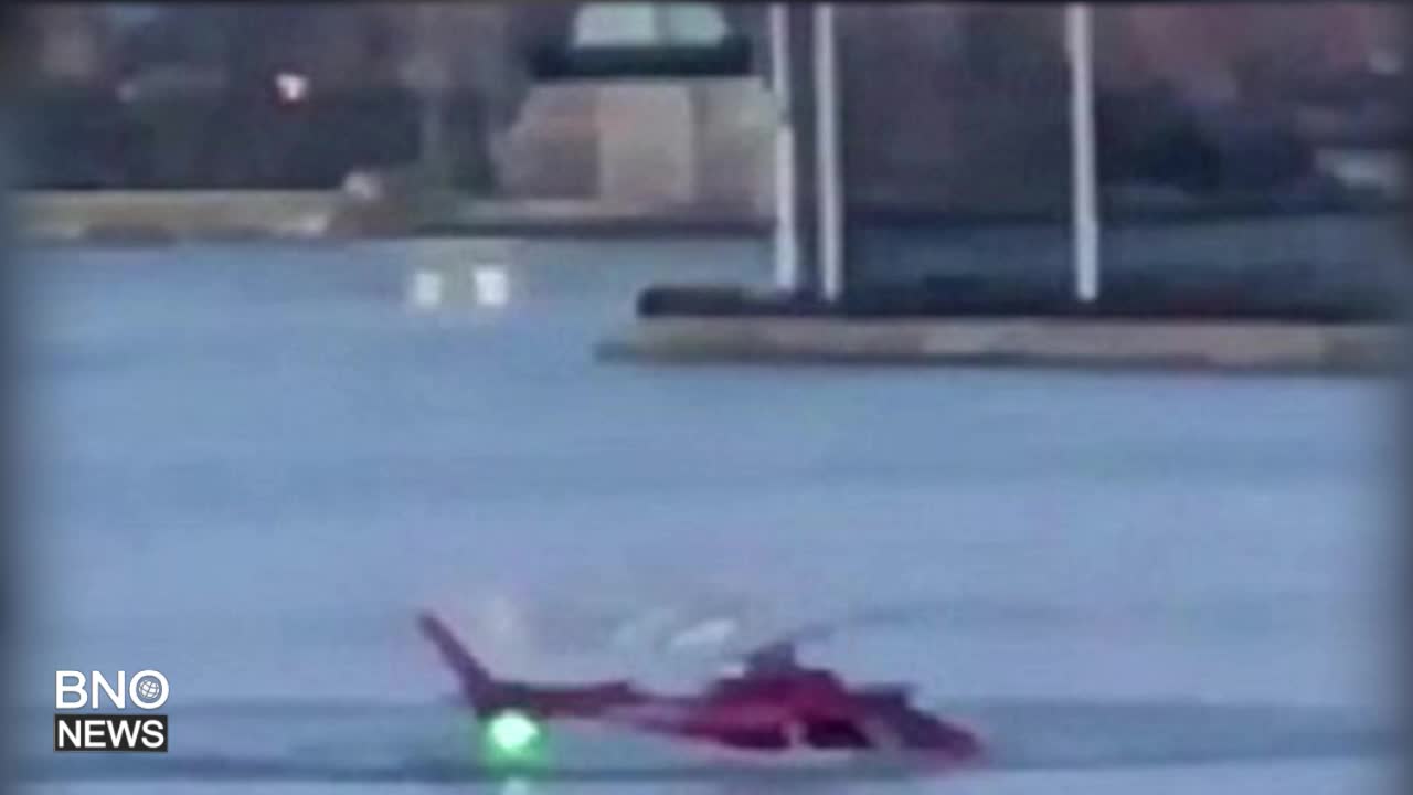 Helicopter Crashes Into the East River in New York City