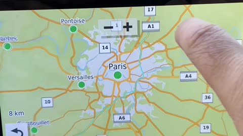 Ruta Cruzando PARIS con el Camion