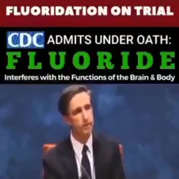 CDC Admits Fluoride Unhealthy for your Brain