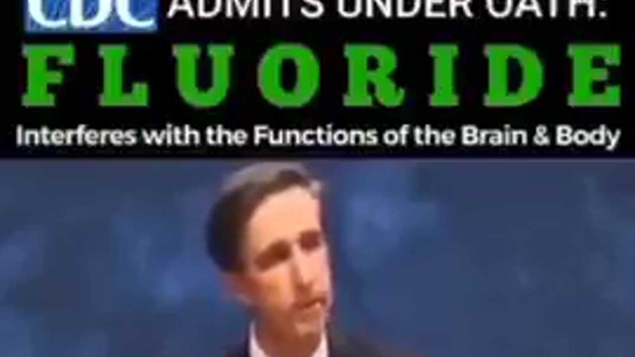 CDC Admits Fluoride Unhealthy for your Brain