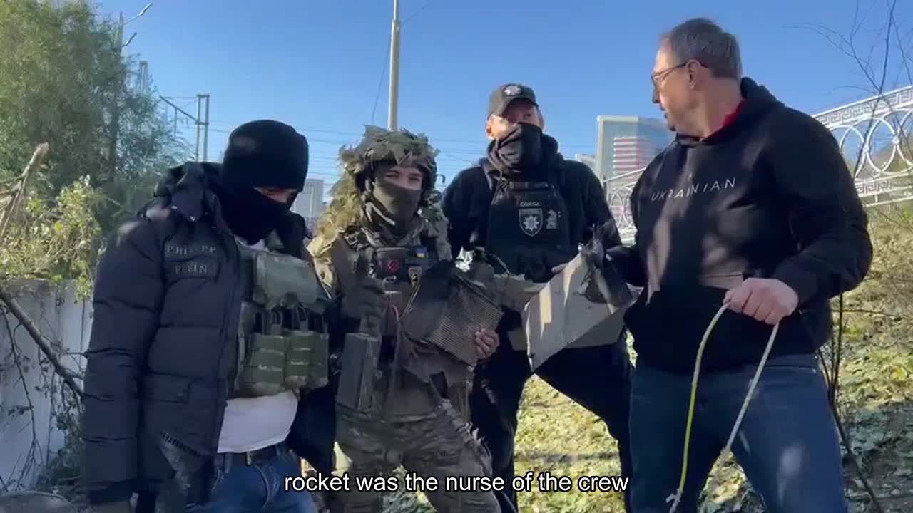 These guys shot down "Shahid" with machine guns and pistols this morning in Kyiv.